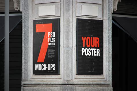 Urban Poster Mock Up 357428 Mockups Design Bundles