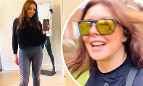 Carol Vorderman 60 Flaunts Her Incredible Physique In Skin Tight Gym