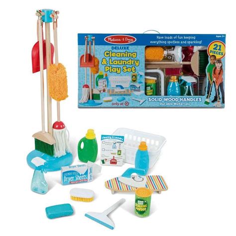Melissa And Doug Deluxe Cleaning And Laundry Play Set Maybe Baby