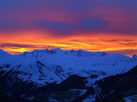 French Alps Sunset On French Alps David Min Flickr