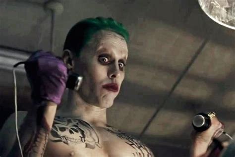 Jared Leto Shows Off His Suicide Squad Joker Side Movie Tv Tech Geeks News