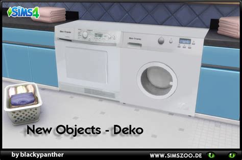 Blackys Sims 4 Zoo Washing Machine And Dryer Deco By Blackypanther