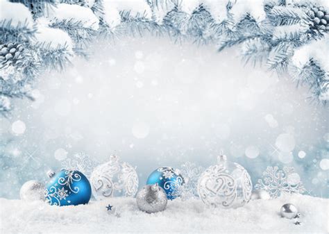 Blue Christmas Background Hd