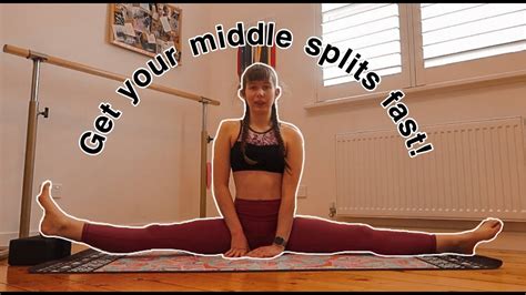 How To Get Your Middle Splits Follow Along Stretching Routine Youtube