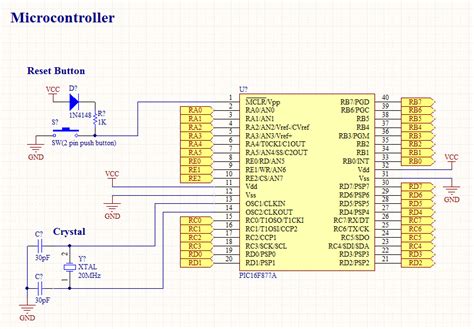 Basic Circuit For Pic16f877a Under Repository Circuits 39697 Nextgr