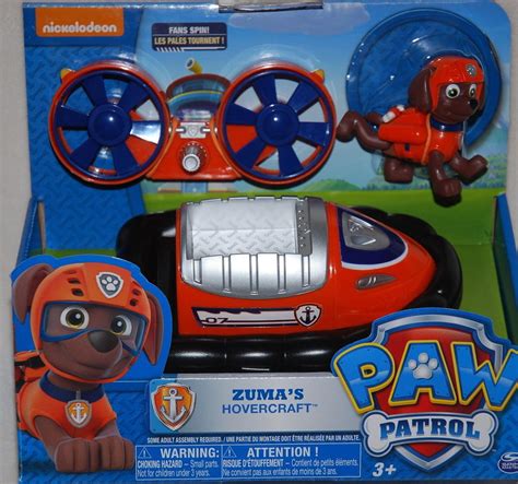 New Paw Patrol Zumas Hovercraft Vehicle With Collectible Figure Hot