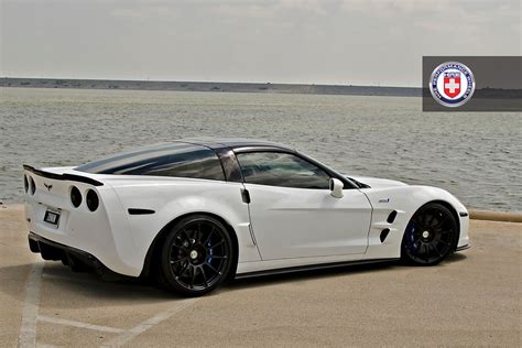 White Corvette Zr1 On Hre P43s Corvetteforum Chevrolet Corvette