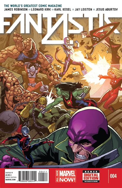Fantastic Four Vol 5 4 Marvel Database Fandom Powered By Wikia