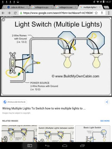 2 Lights One Switch Wiring
