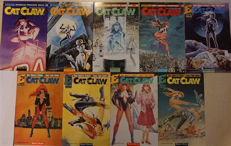 Cat Claw 1 9 September 1990 October 1991 Set Of 9 Comics Branislav Bane