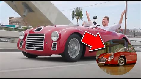 Mrbeast Drives Stuart Littles Car For 100000000 Million Dollars