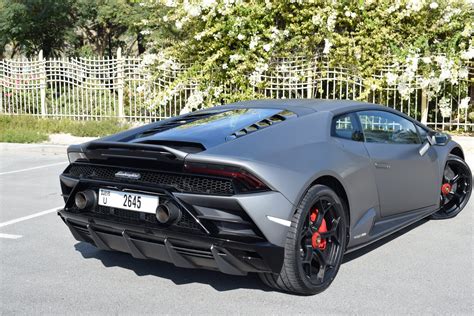 Rent Lamborghini Huracan Evo Gray In Dubai Up To 80 Off Check Prices