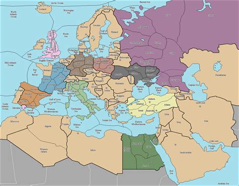 Printable Map Europe And Middle East Fresh Part 110 World Map In Europe