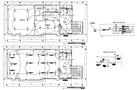 Electrical Layout For Commercial Building Dwg File Cadbull Images And