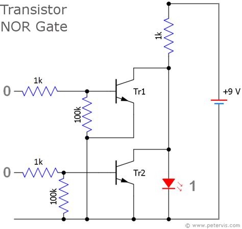 NOR Gate Transistor Logic