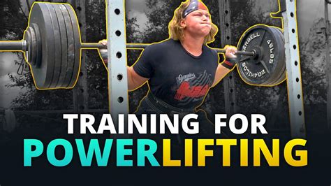 Strength Training For Powerlifting Youtube