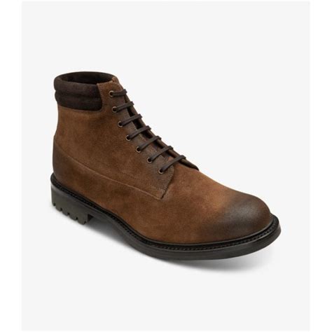 Loake Mens Kirkby Boot In Brown Suede Parkinsons Lifestyle