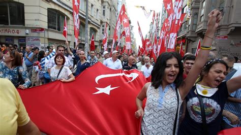 Turkish Anti Government Activists Protest For 3rd Day