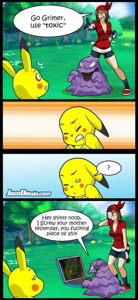 Eng Lwhg Don T Be Toxic Pokemon Comics Pokemon Memes Pokemon Funny