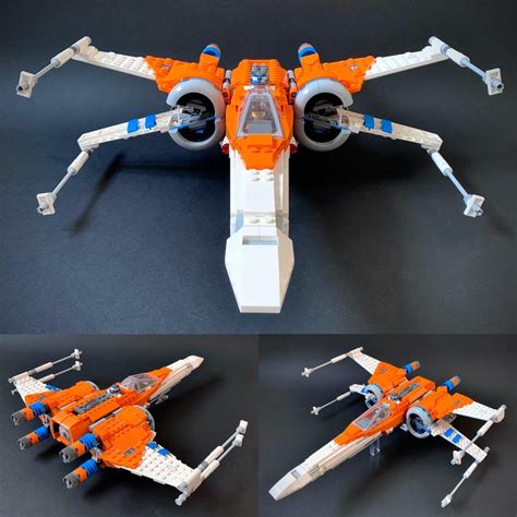 Poe Dameron’s X Wing 75273 Mod Legostarwars