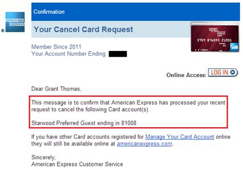 SPG AMEX Closed Email | Travel with Grant