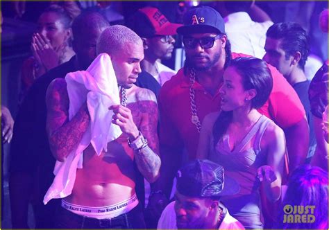 Chris Brown Shirtless At Gotha Club In Cannes Photo Chris