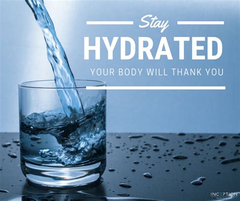 Stay Hydrated Be Healthy Today