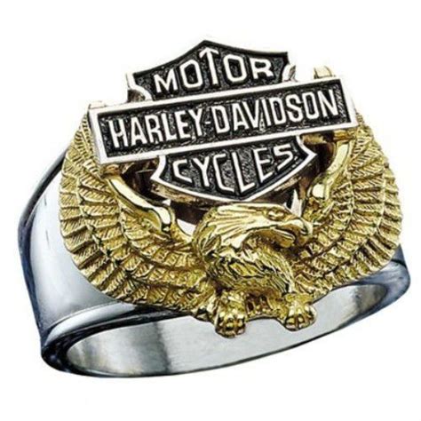 Mens Eagle Ring By The Franklin Mint Harley Davidson Rings Harley