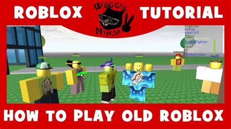 It is a great game, its just that there's not a lot of people on or if almost every time i play on roblox i play rocitizens and i would highly recommend it for people who like role playing. *OUTDATED* HOW TO PLAY OLD ROBLOX AGAIN | ROBLOX Tutorial ...