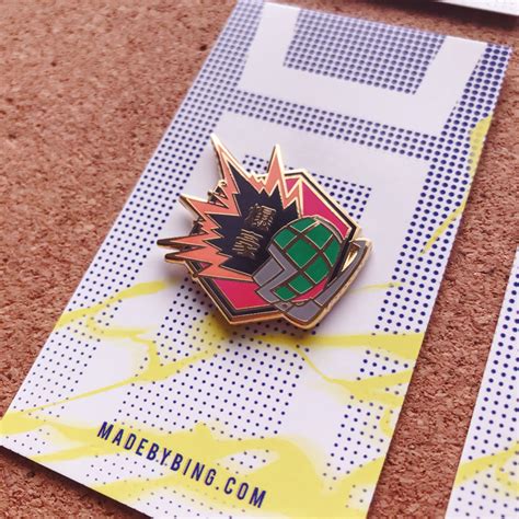 My Hero Academia Enamel Pins · Made By Bing · Online Store Powered By