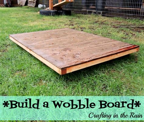 Use a rocker board for exercises that move your ankle in all possible directions: How to Build a Wobble Board | Crafting in the Rain