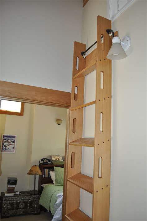 Wall Ladder That Folds Flat Handmade Attic Access Ladder By Blake