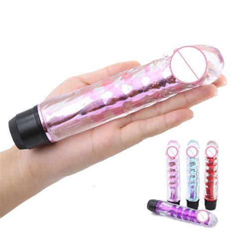 Vibrator G Spot Powerful Jelly Dildo Vibrating Massager Sex Toy Bullet Vibrator For Women Sex