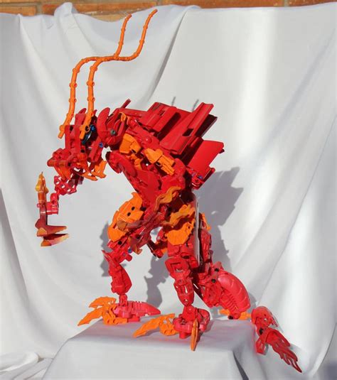 Bionicle Moc Flame Dragon By Rahiden On Deviantart Bionicle Lego