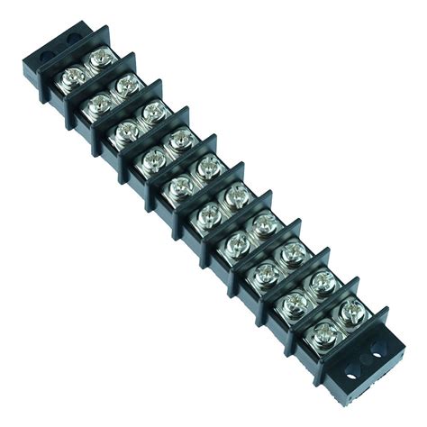 2 To 12 Way Screw Barrier Terminal Block Strip Connector Ebay