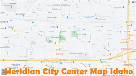 Meridian Idaho Map