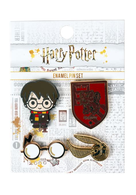 Harry Potter Loungefly 4 Pack Enamel Pin Set