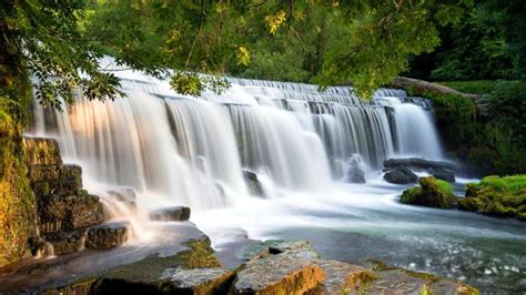 Waterfall Nature River Landscape Wallpapers Hd Desktop And Mobile