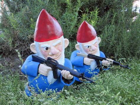 Anorak News Combat Garden Gnomes ‘the Finest Militarized Lawn