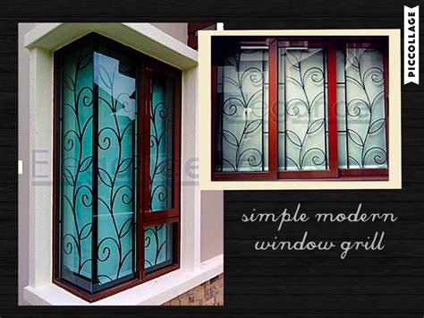 Exterior Modern Window Grill Design