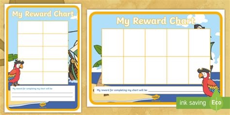 Pirate Ten Frame Sticker Reward Charts Teacher Made