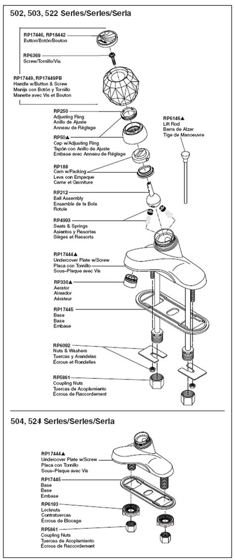 Some parts listed below may fit the following faucet models. Single Handle Bath Faucet Repair | MyCoffeepot.Org