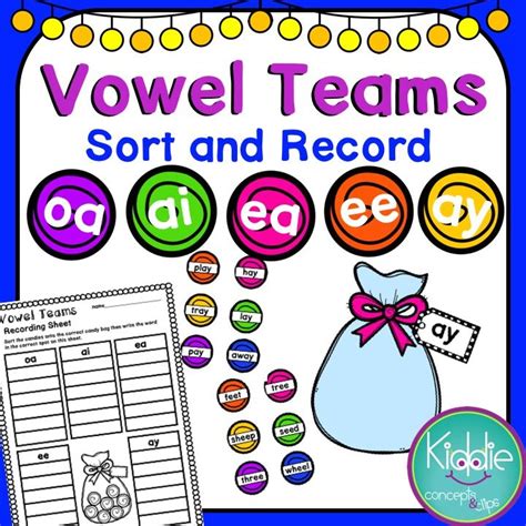 Vowel Team Games Printable