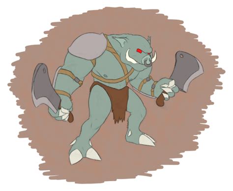 Pig Orc By Arkvayth On Newgrounds