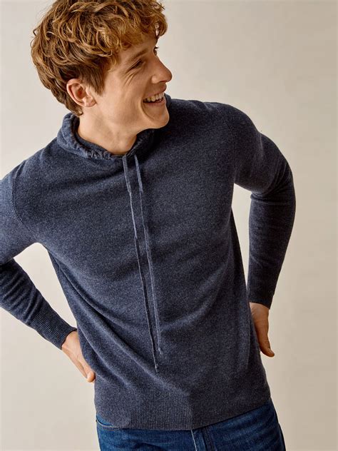 The hoodie is ideal for chilling at home or layering up with. Men's Hoodie without zipper - Soft Goat - 100 % cashmere ...