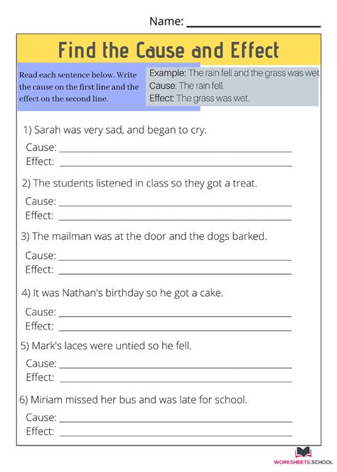 😱 Cause And Effect 6th Grade Browse Printable 6th Grade Cause And