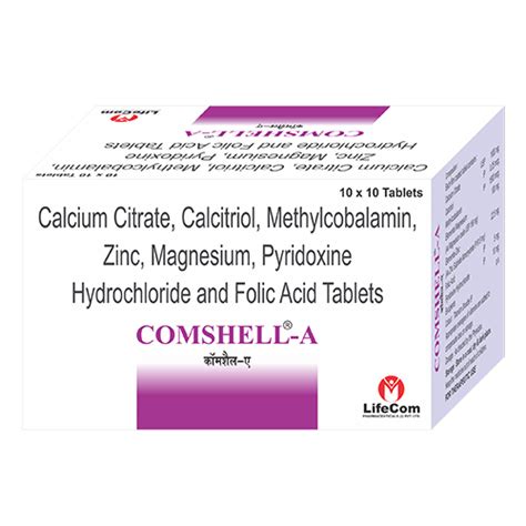 Calcium Calcitriol Methycobalamin Zinc Magnesium Pyridoxine