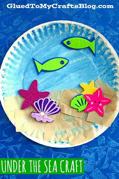 Paper Plate Under The Sea Craft Idea For Summer
