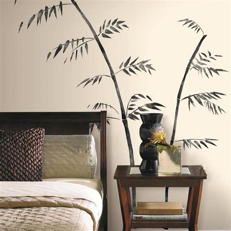 Painted Bamboo Peel And Stick Giant Wall Decal Peel And Stick Decals