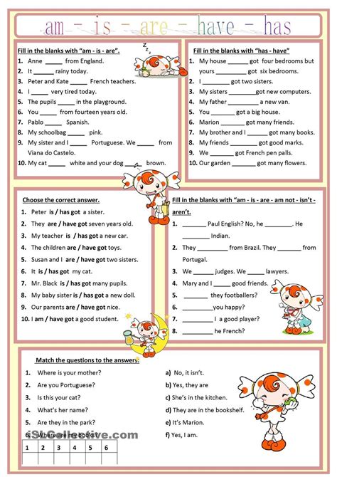 Esl Free Printable Worksheets